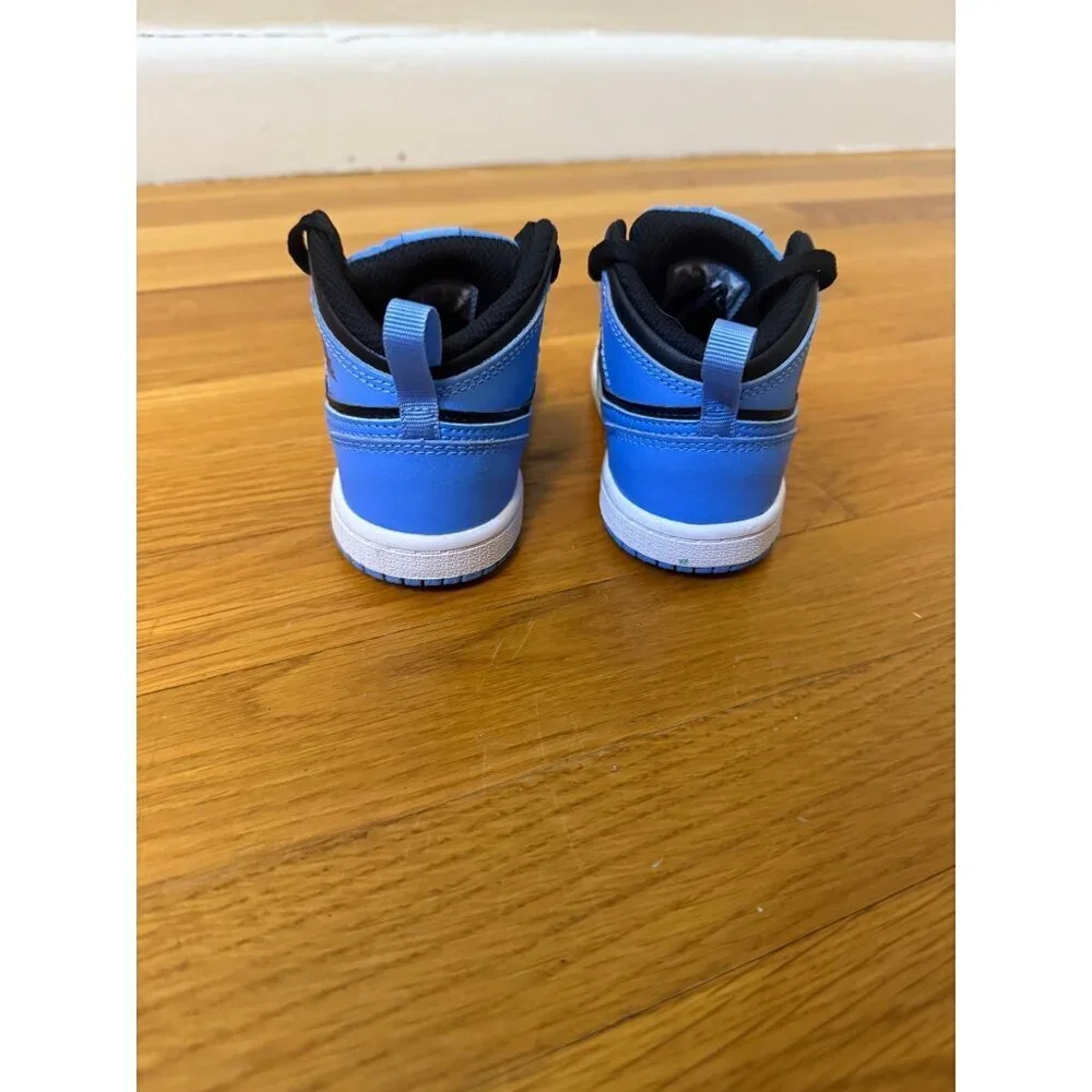 Nike Air Jordan 1 Mid University Black Blue 5C Toddler